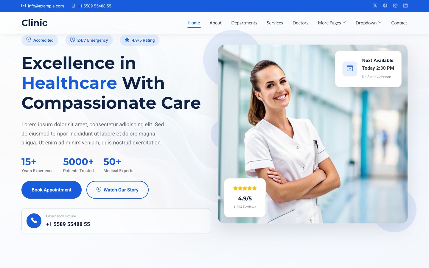 Clinic Modern preview